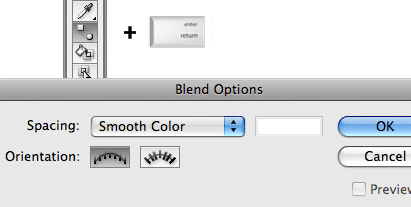 blend tool options