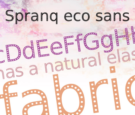 Spranq eco sans free font