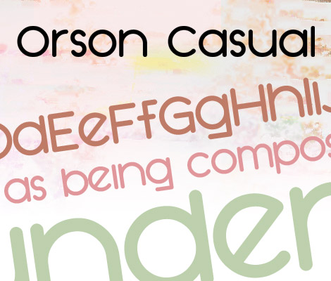 SF Orson Casual Heavy free font