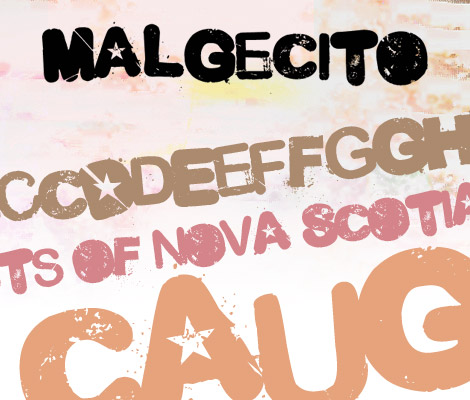 Malgecito free font