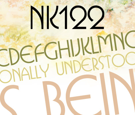 NK122 free font