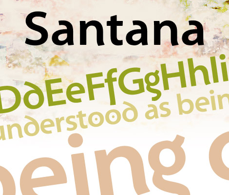 Santana Bold free font