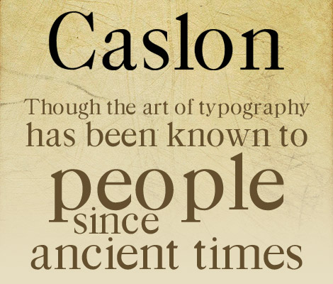 Caslon-Bold free font