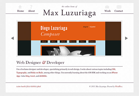 Max Luzuriaga site
