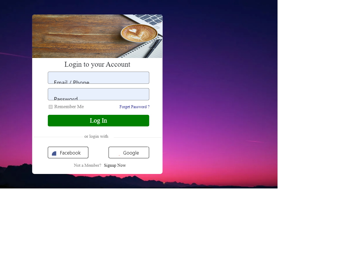 How to create Facebook signup & Login form? - MultiWebPress